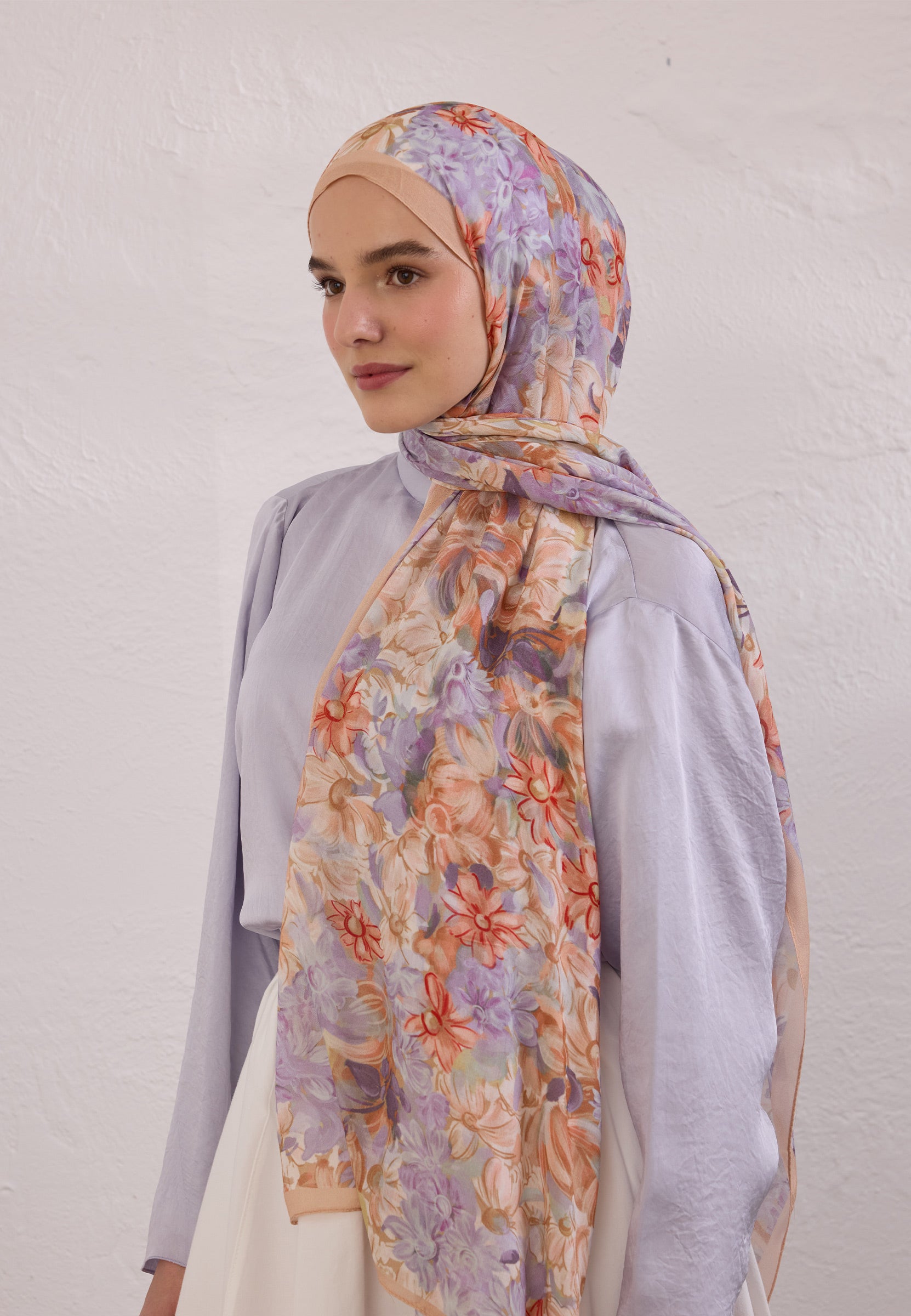 Somon Summer Bloom Desen Rami Şal