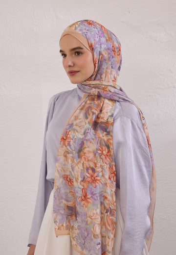 Somon Summer Bloom Desen Rami Şal
