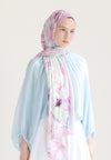 Gülpembe Soft Flora Floş Viskon Şal
