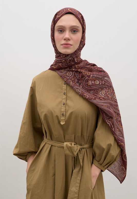 Bordo Petra Desen Şal