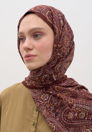 Bordo Petra Desen Şal