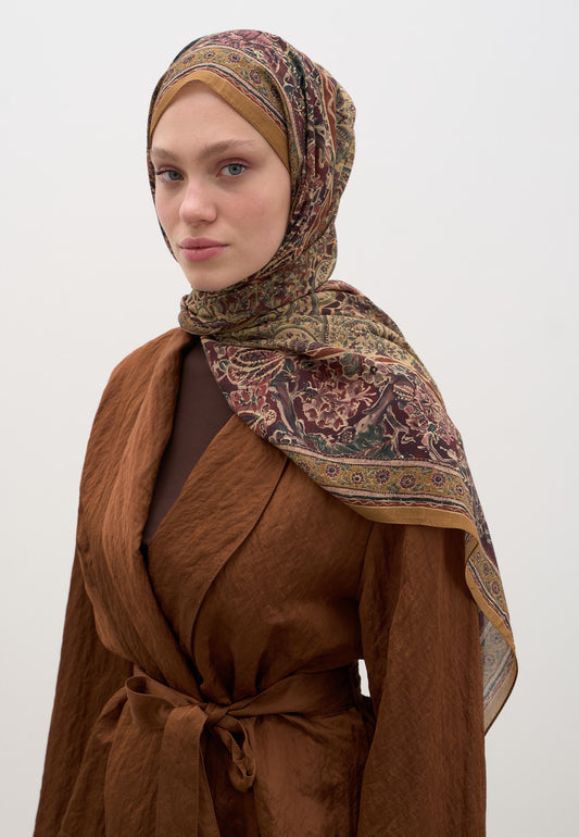Kiremit Vanessa Desen Şal