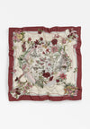 Vintage Rose Once Upon A Love Desen Floş Viskon Eşarp