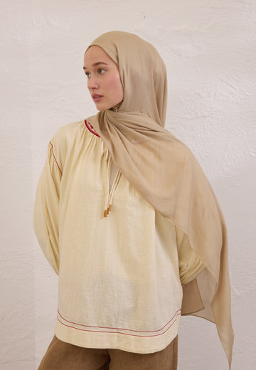 Nude Soft Viskon Şal