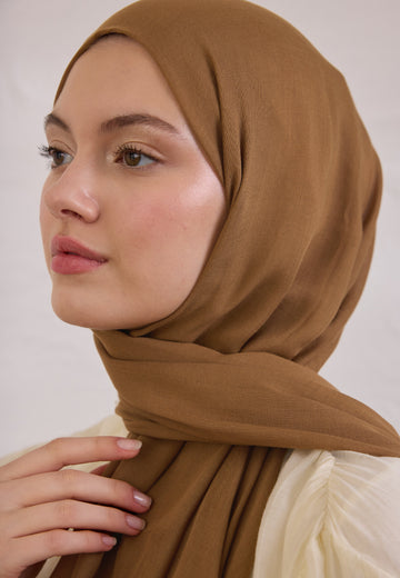 Sütlü Kahve Soft Viskon Şal