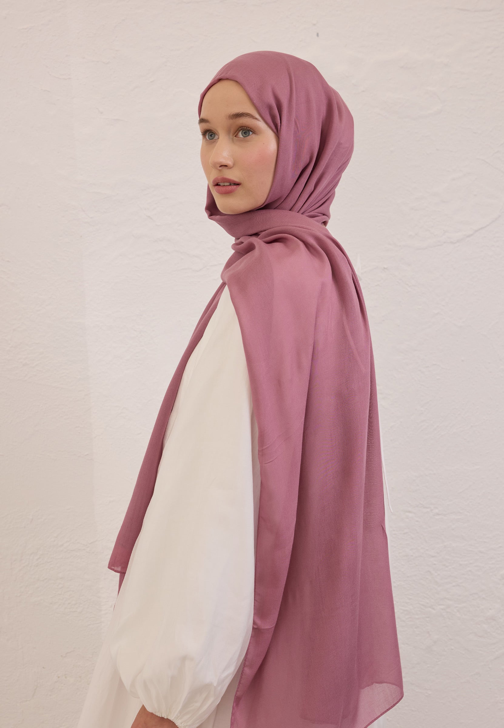 Gülpembe Soft Viskon Şal