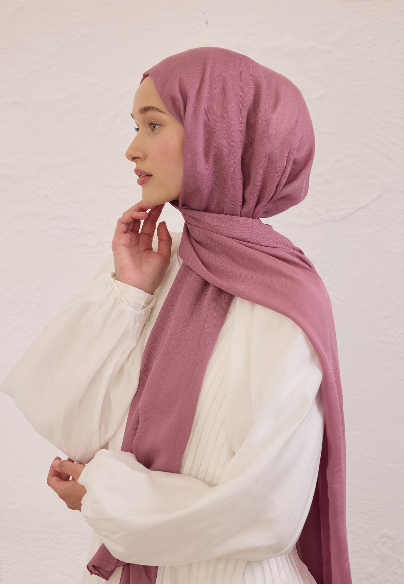Gülpembe Soft Viskon Şal