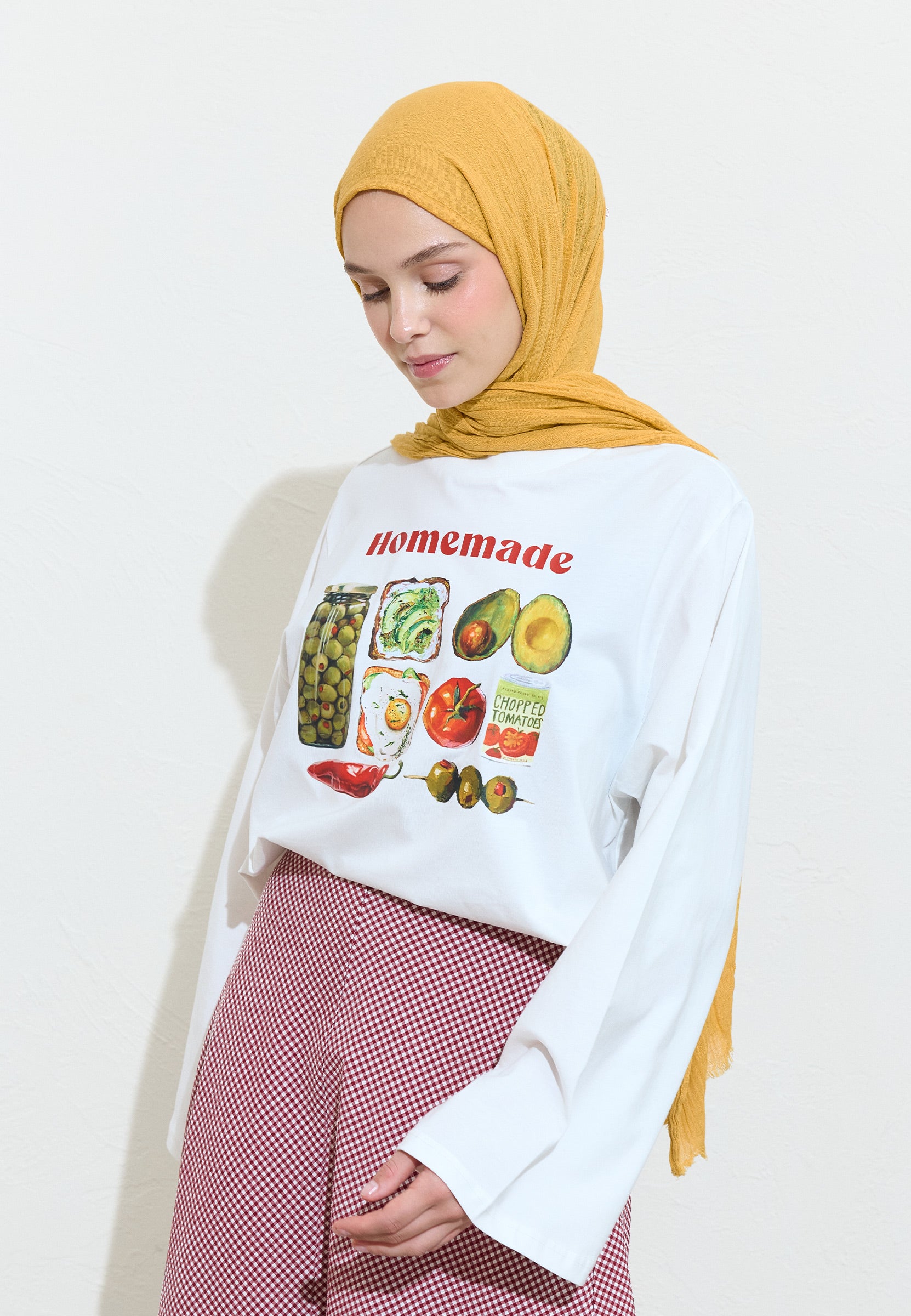 Honeycomb Pamuklu Keten Şal