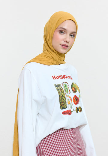 Honeycomb Pamuklu Keten Şal