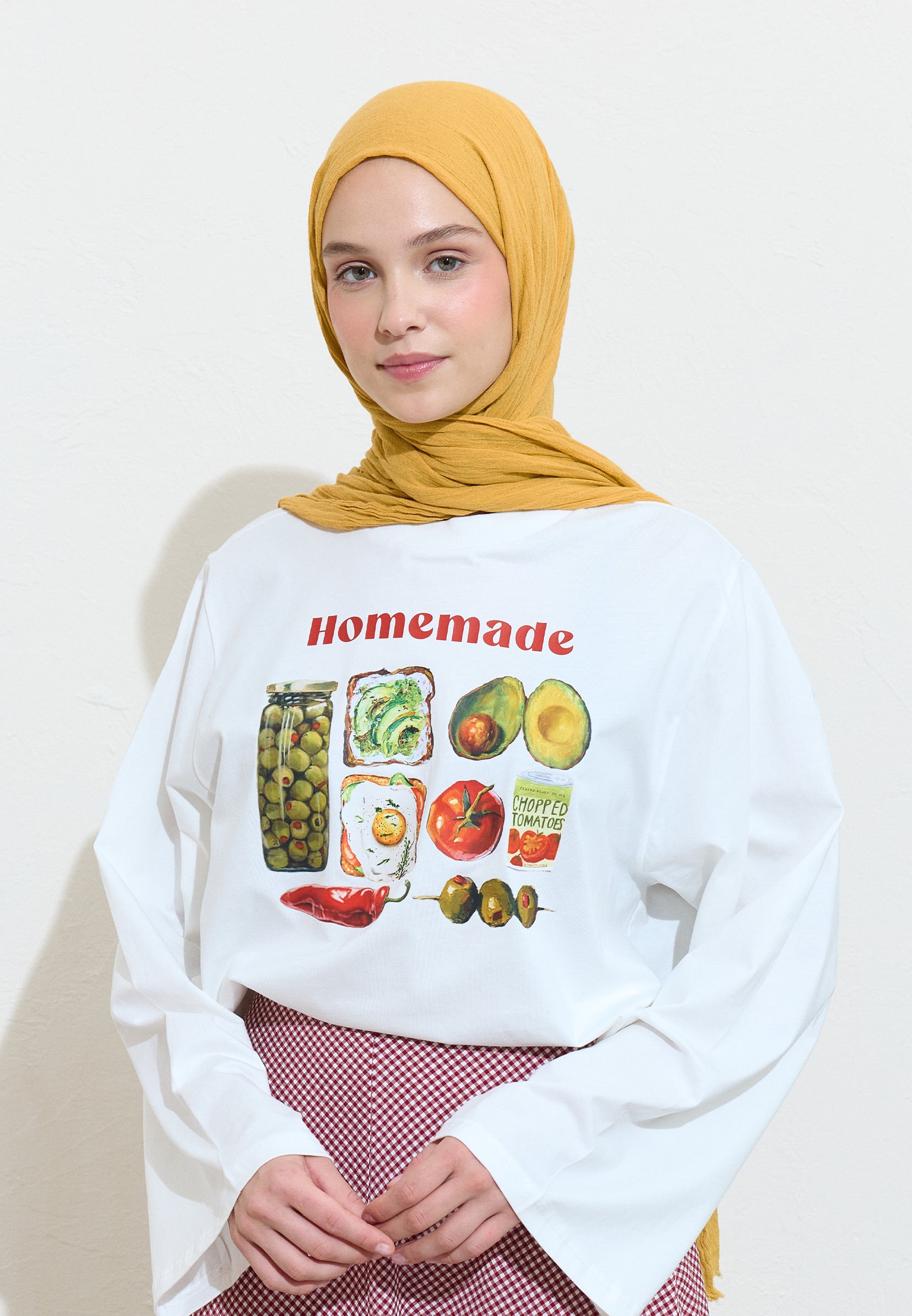 Honeycomb Pamuklu Keten Şal
