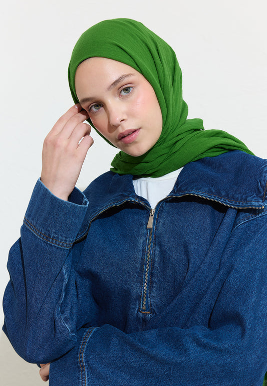 Green Juıce Pamuklu Keten Şal