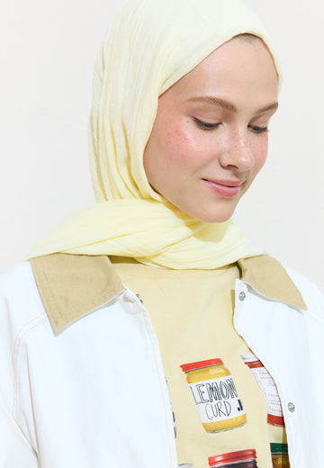 Coconut Mılk Pamuklu Keten Şal