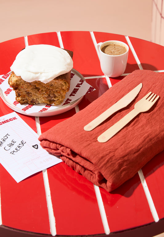 Carrot Cake Pamuklu Keten Şal