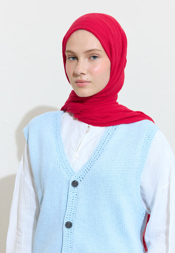 Strawberry Shortcake Pamuklu Keten Şal