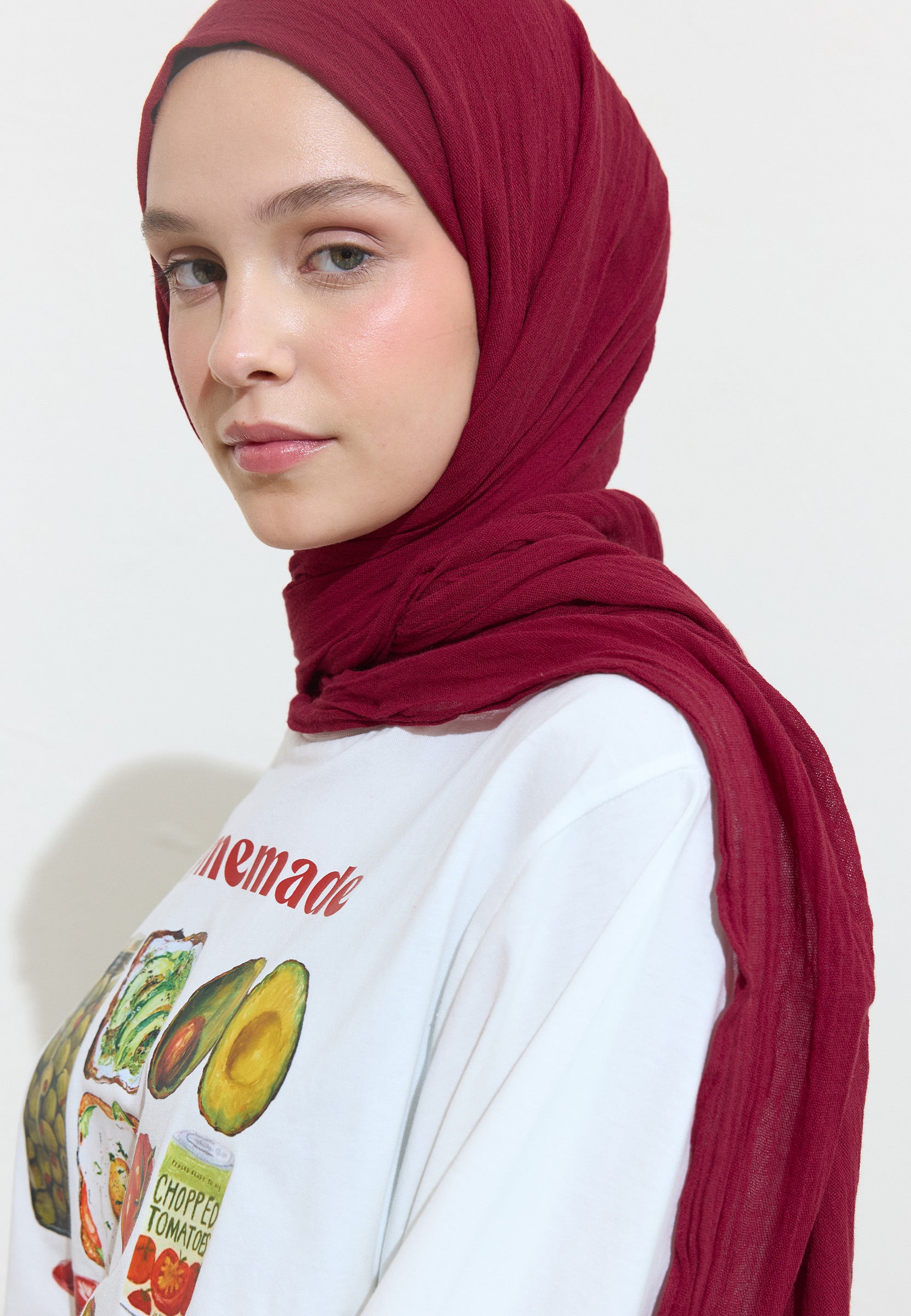 Very Berry Muffın Pamuklu Keten Şal