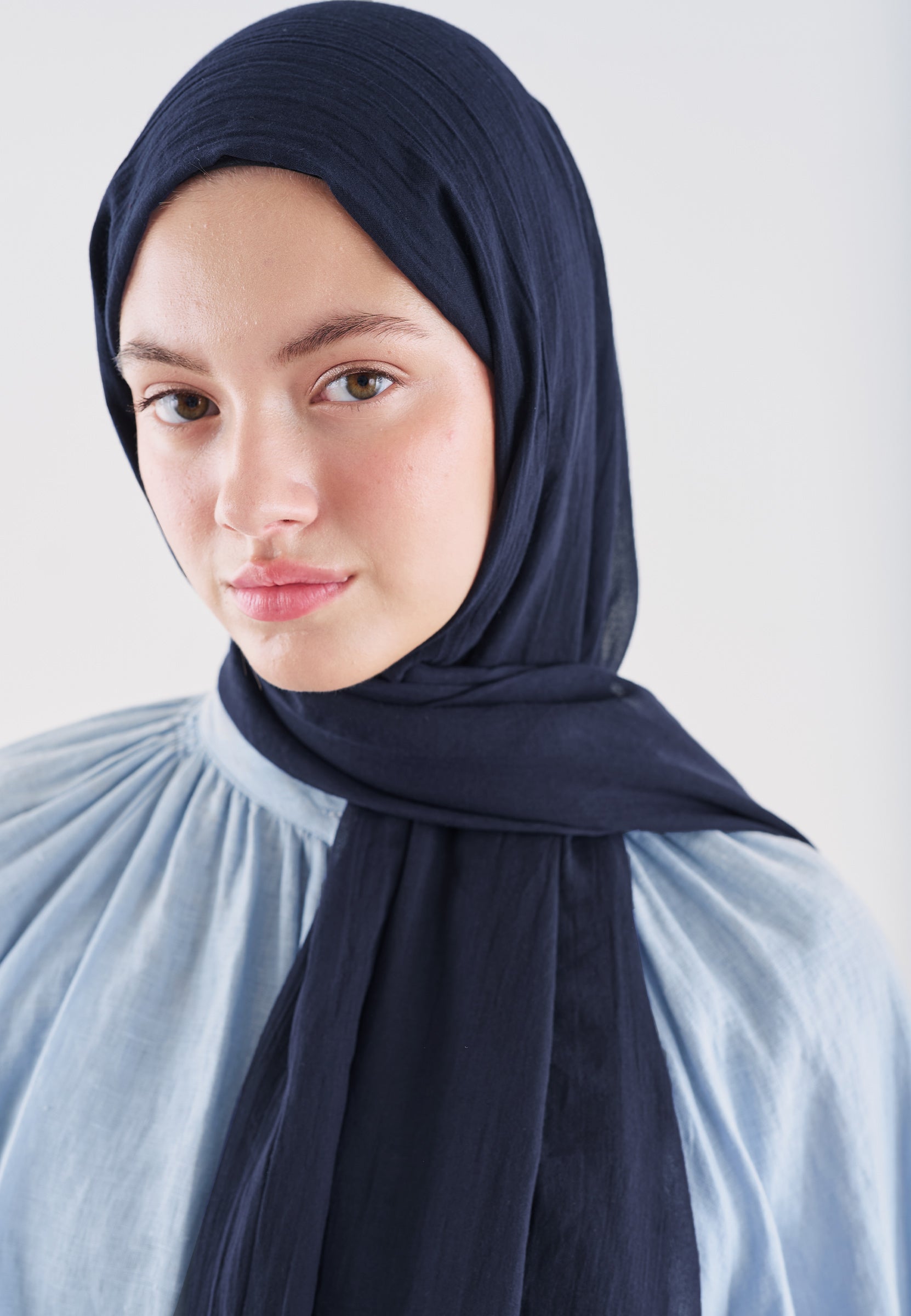 Premıum Dubaı Şal Lacivert