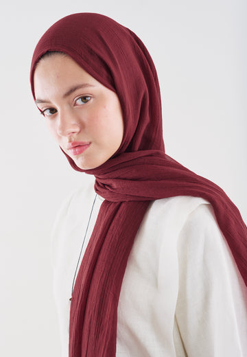 Premıum Dubaı Şal Bordo