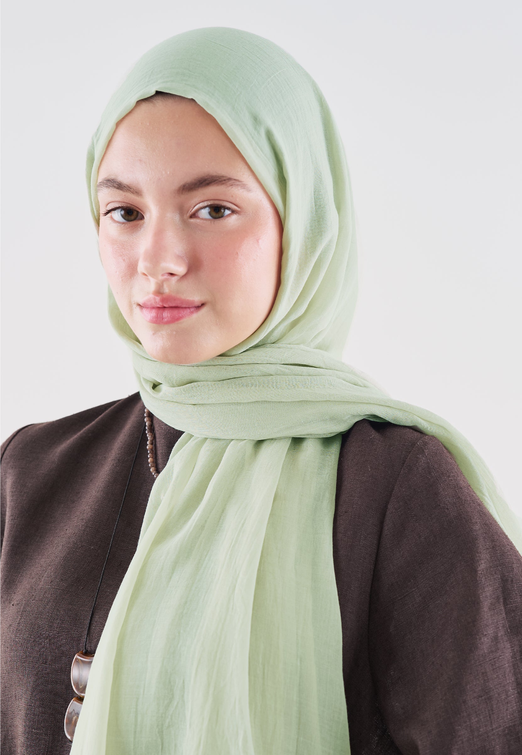 Premıum Dubaı Şal Soft Yeşil