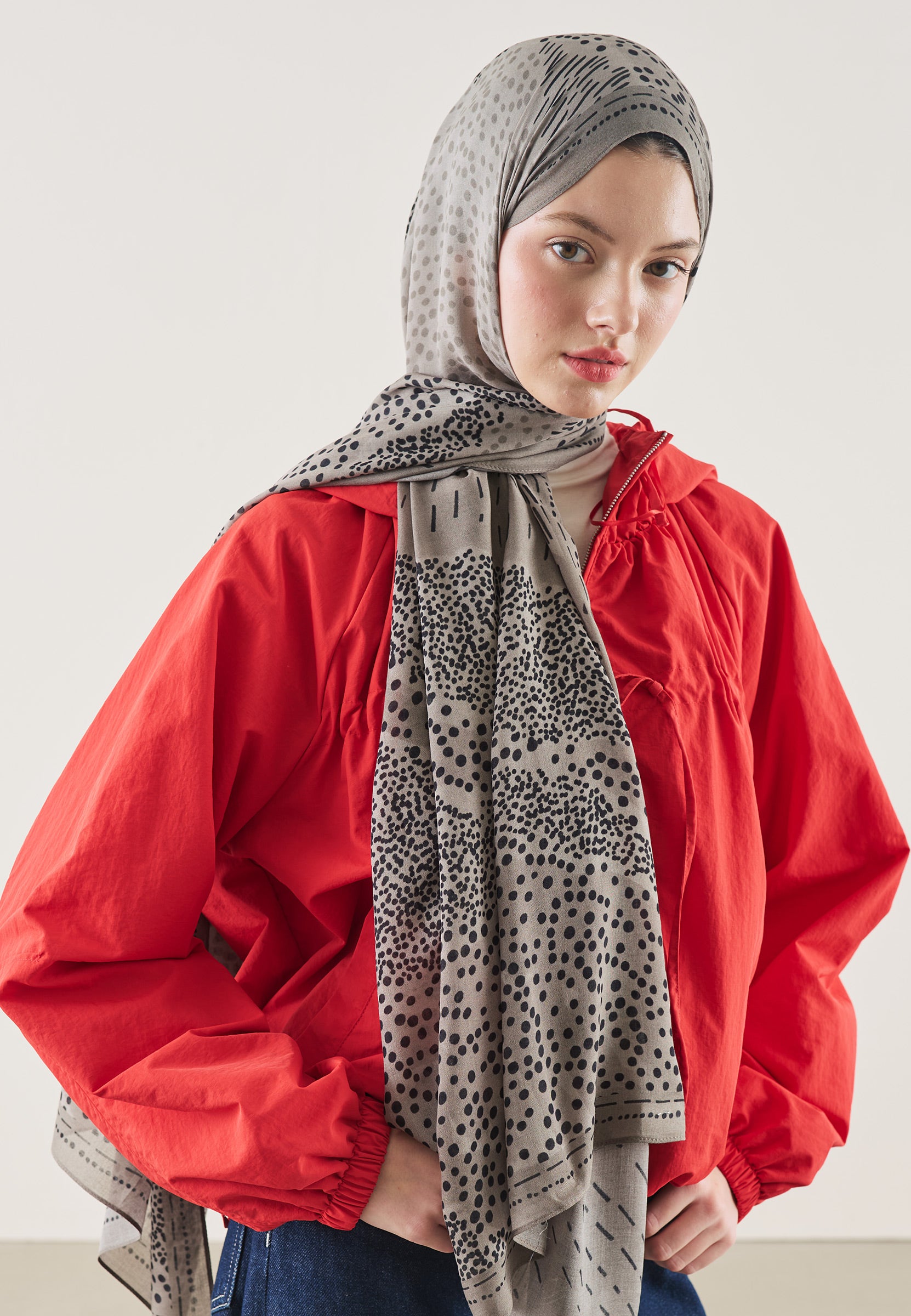 Taş Dot Elegance Desen Rami Şal