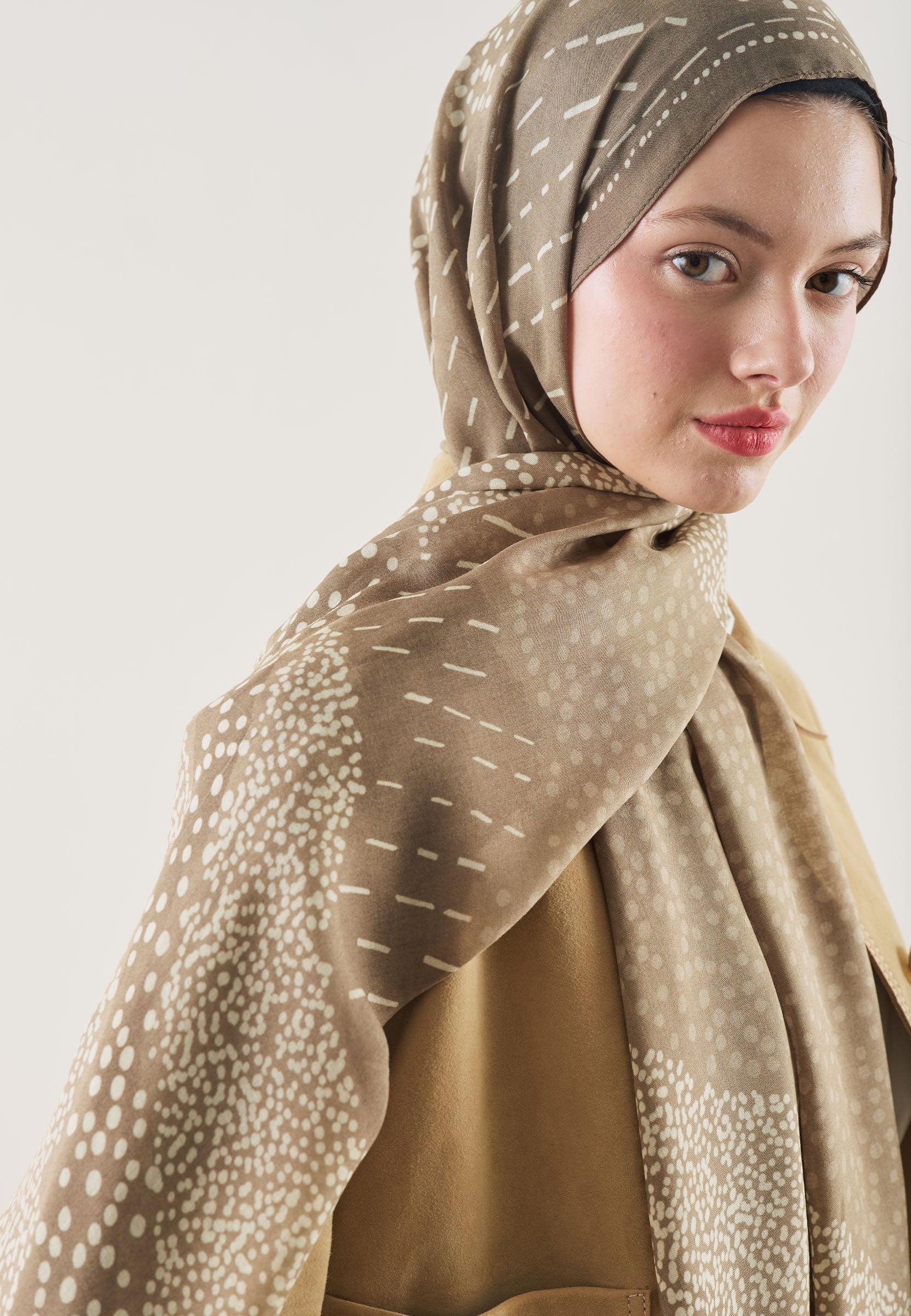 Vizon Dot Elegance Desen Rami Şal