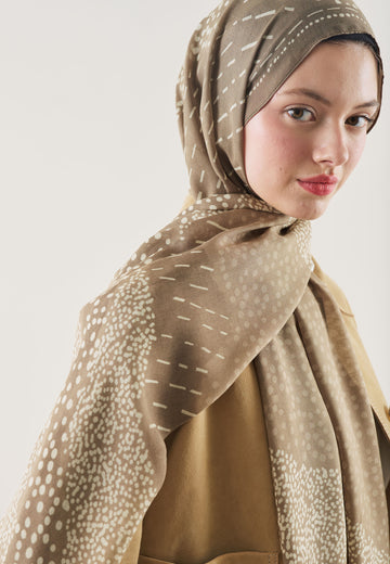 Vizon Dot Elegance Desen Rami Şal