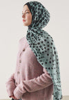 Okyanus Polka Dots Desen Rami Şal