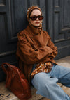 Wild Fawn Desen Rami Şal Camel