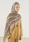 Vizon Floral Lines Desen Soft Viskon Şal