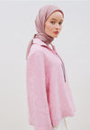 Pamuk Keten Eşarp Soft Pembe