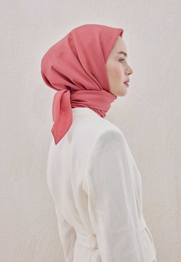 Rose Pamuk İpek Eşarp