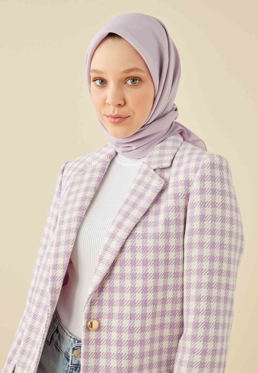 Lavanta Pamuk İpek Eşarp