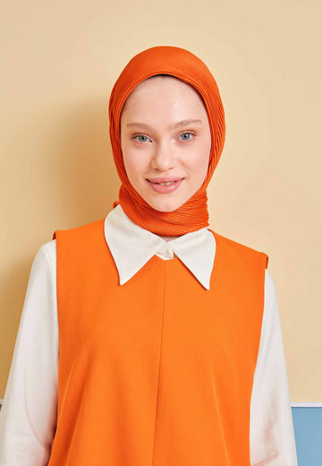 Turuncu Pilise Eşarp