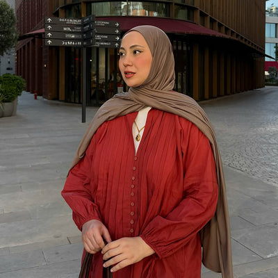 Bambu Penye Şal Vizon
