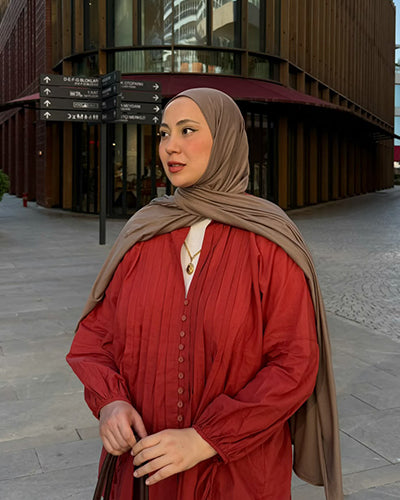 Bambu Penye Şal Vizon