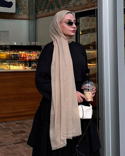 Dubai Premium Şal Bej