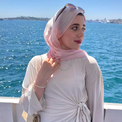 Dubai Premium Şal Pudra