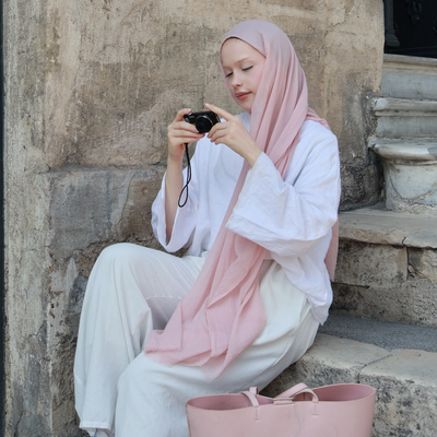 Dubai Premium Şal Soft Pembe