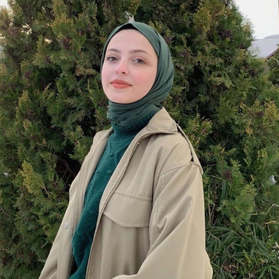 İnce Pamuk Vual Şal Petrol
