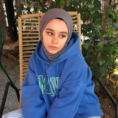 İnce Pamuk Vual Şal Kül