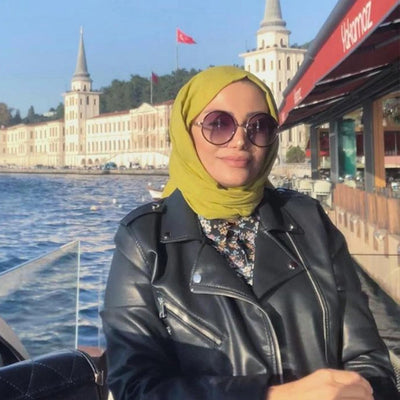 İnce Pamuk Vual Şal Mango
