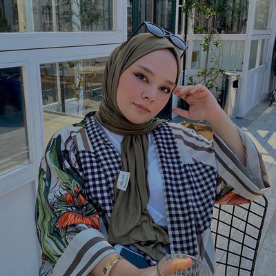 Penye Şal Soft Yeşil