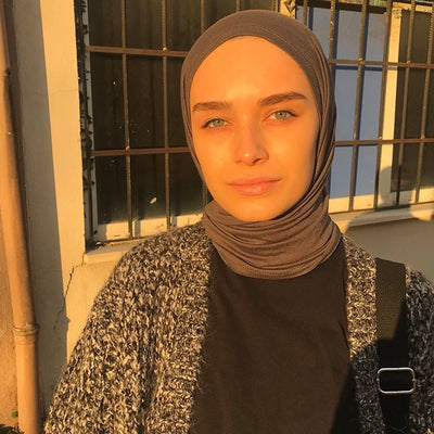 Penye Şal Koyu Gri