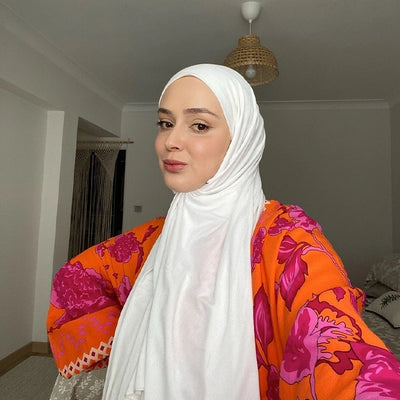 Penye Şal Kırık Beyaz