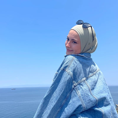 Athletic Hijab Uçuk Yeşil
