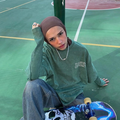 Athletic Hijab Acı Kahve