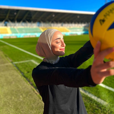 Athletic Hijab Taş
