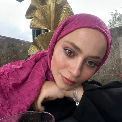 Vual Crash Şal Pembe Rüya