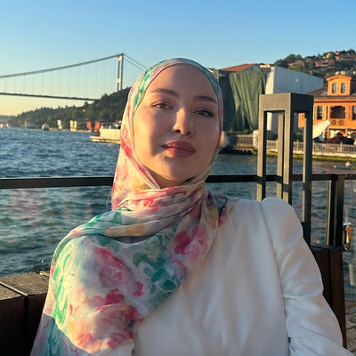 Fiona Desen Rami Şal Pembe