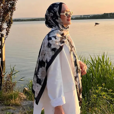 Dora Desen Rami Şal Antrasit