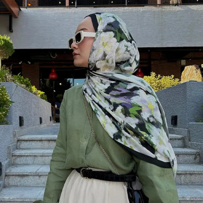 Dora Desen Rami Şal Yeşil